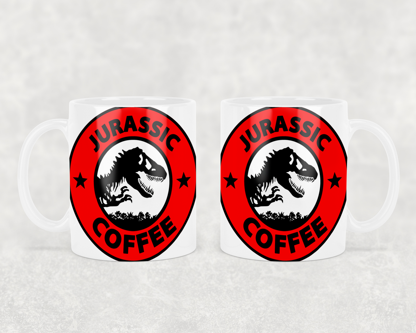 jurassic coffee 11oz coffee mug