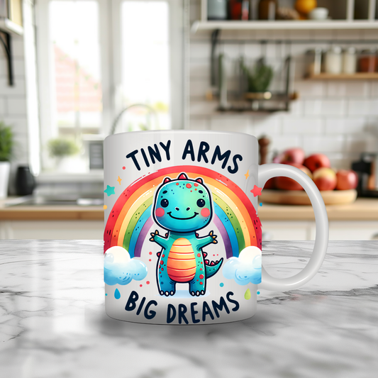 boy style tiny arms 11oz mug