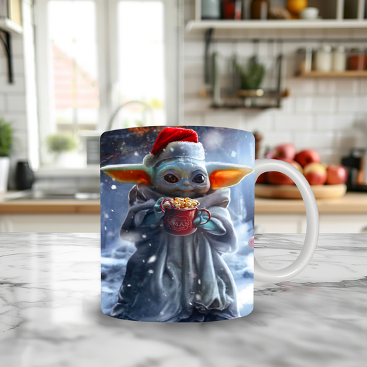 grogu christmas 11oz mug