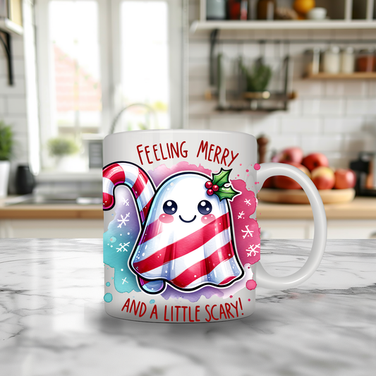 merry and scary 11oz mug