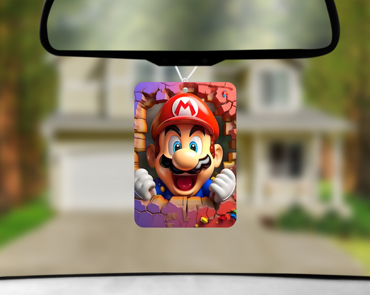 mario bust out air freshener