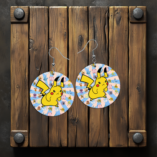 angry pika earrings
