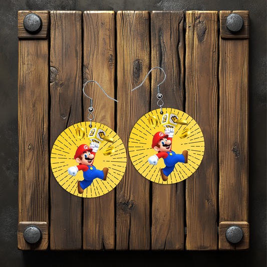 mario power up earrings