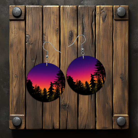 magical sunset earrings