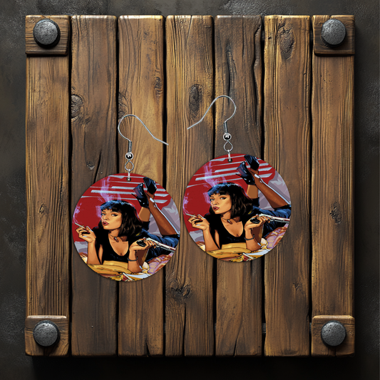 pulp fiction earrings