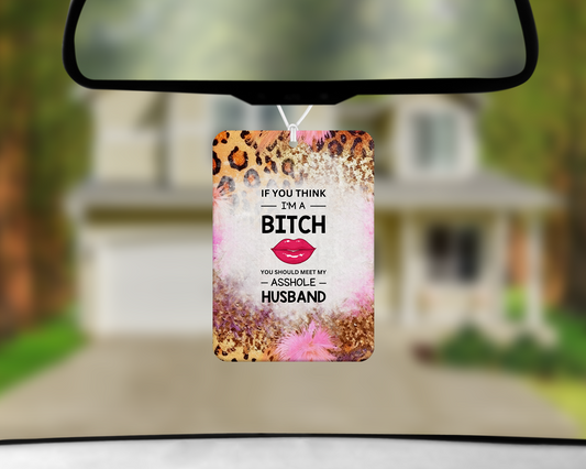 couples air freshener 3x4inch