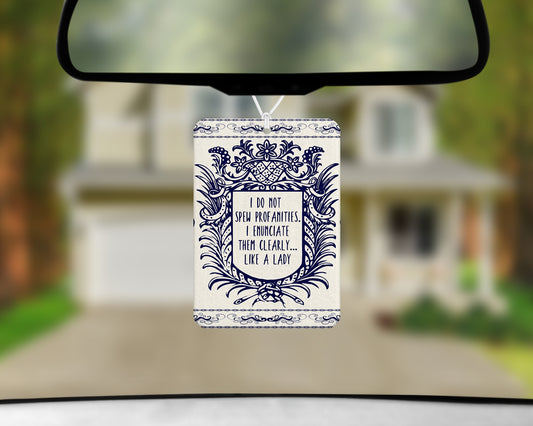 proper lady air freshener 3x4inch