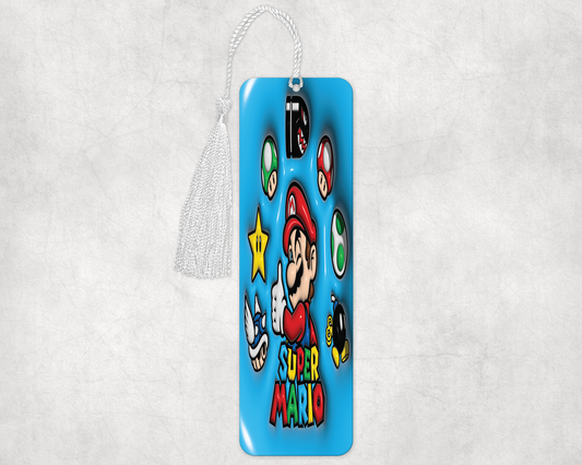 super mario inflated style bookmarker