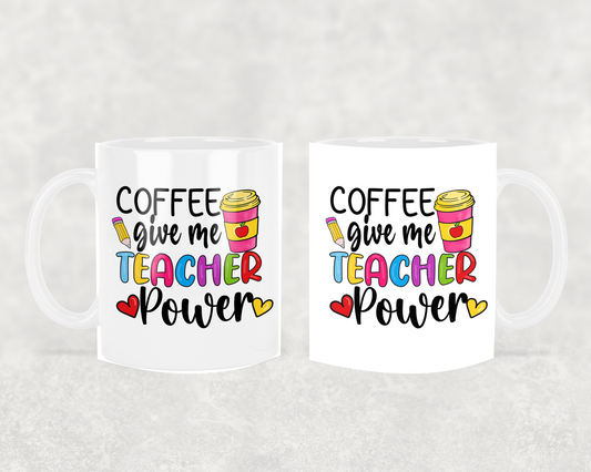 teachers fuel 11oz coffee mug