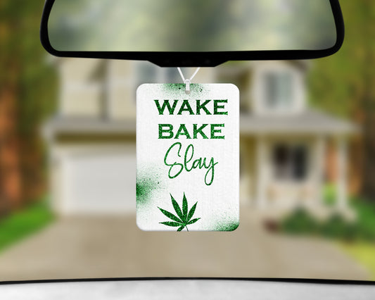 pothead schedule air freshener 3x4inch